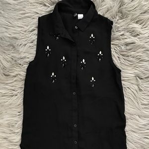 H&M Embellished Top